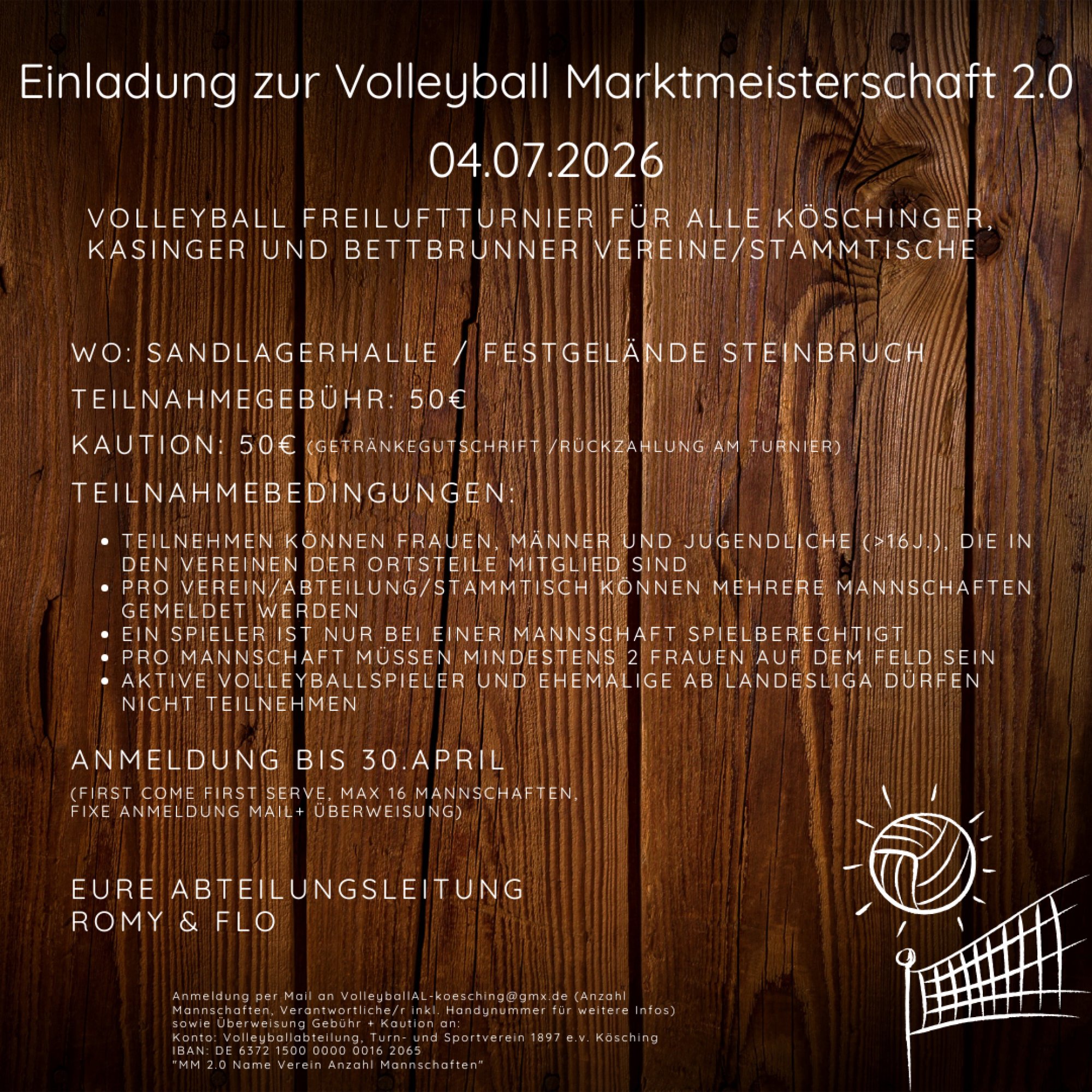 Volleyball Marktmeisterschaft